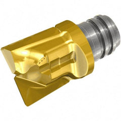 Iscar - MM HC Grade IC903 Carbide End Milling Tip Insert - TiAlN Finish, 2 Flutes, 16mm Cutting Diam, 14.9mm Depth of Cut, 19.05mm Extension, 0.016" Cnr Rad, 10° Helix - Apex Tool & Supply
