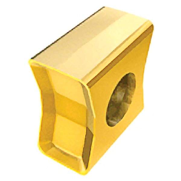 Iscar - LNMT1106 MM Grade IC4050 Carbide Milling Insert - TiCN/Al2O3/TiN Finish, 0.4331" Thick, 0.8mm Corner Radius - Apex Tool & Supply