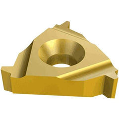 Iscar - 27IR Internal Right Hand 4 Acme Laydown Threading Insert - Grade IC908, TiAlN Coated Carbide, 15.88mm Inscribed Circle - Apex Tool & Supply