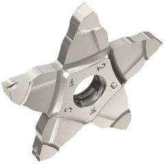 Iscar - PENTA34N300 J IC908 Grade, 0.118" Cutting Width, Carbide Cutoff Insert - Neutral Lead Angle, TiAlN Coated, Other End - Apex Tool & Supply