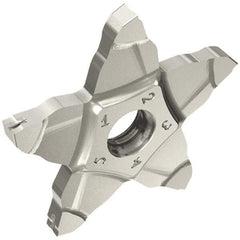Iscar - PENTA34N270 J IC908 Grade, 0.106" Cutting Width, Carbide Cutoff Insert - Neutral Lead Angle, 0.004" Cnr Rad, TiAlN Coated, Other End - Apex Tool & Supply