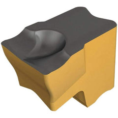 Iscar - TAG4 J IC5400 Grade, 0.157" Cutting Width, Carbide Cutoff Insert - Neutral Lead Angle, 0.009" Cnr Rad, TiCN/Al2O3/TiN Coated, Single End - Apex Tool & Supply