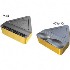 Iscar - 1615TIGER Grade IC808, 16mm Cutting Width Carbide Grooving Insert - Neutral, 1.5mm Corner Radius, TiAlN/AlTiN/TiN Finish - Apex Tool & Supply