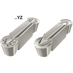 Iscar - 8040FSPA Grade ID5, 8mm Cutting Width Polycrystalline Diamond (PCD) Grooving Insert - 3.99mm Max Depth of Cut, Neutral, 3.99mm Corner Radius - Apex Tool & Supply