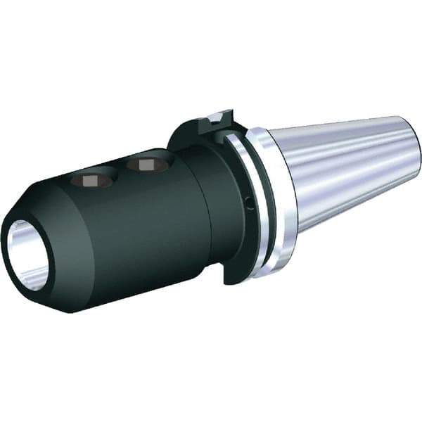 Kennametal - CVKV40 Taper Shank 1/4" Hole End Mill Holder/Adapter - 25/32" Nose Diam, 2-1/2" Projection, 5/8-11 Drawbar, Through-Spindle & DIN Flange Coolant - Exact Industrial Supply