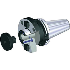 Kennametal - CVKV50 Taper Shank 3/4" Pilot Diam Shell Mill Holder - 50.8mm Flange to Nose End Projection, 44.45mm Nose Diam, Through-Spindle & DIN Flange Coolant - Exact Industrial Supply