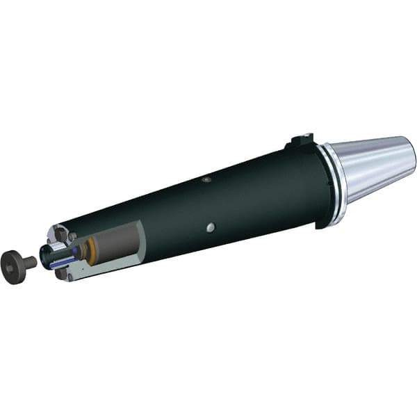 Kennametal - DIN69871-50 Taper Shank 32mm Pilot Diam Shell Mill Holder - 330mm Flange to Nose End Projection, 78mm Nose Diam, M16x2.0 Lock Screw, Through-Spindle & DIN Flange Coolant - Exact Industrial Supply