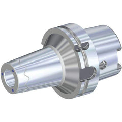 Kennametal - 12mm Hole Diam, HSK63A Taper Shank Shrink Fit Tool Holder & Adapter - 70mm Projection, 27mm Nose Diam, 46mm Clamping Depth, 25,000 RPM, Through Coolant - Exact Industrial Supply