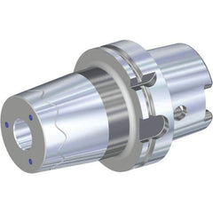 Kennametal - 25mm Hole Diam, HSK100A Taper Shank Shrink Fit Tool Holder & Adapter - 110mm Projection, 63mm Nose Diam, 48mm Clamping Depth, 25,000 RPM, Through Coolant - Exact Industrial Supply