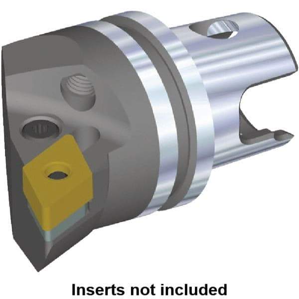 Kennametal - Right Hand Cut, Size KM50, DN.. Insert Compatiblity, Internal or External Modular Turning & Profiling Cutting Unit Head - 35mm Ctr to Cutting Edge, 50mm Head Length, Through Coolant, Series Kenlever - Apex Tool & Supply