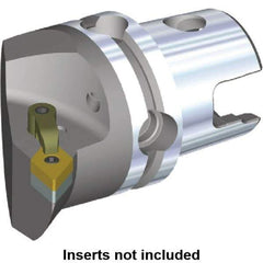 Kennametal - Right Hand Cut, Size KM80, DN.. Insert Compatiblity, Internal or External Modular Turning & Profiling Cutting Unit Head - 53mm Ctr to Cutting Edge, 70mm Head Length, Through Coolant, Series M-Clamping - Apex Tool & Supply