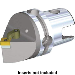 Kennametal - Neutral Cut, Size KM50, SN.. Insert Compatiblity, Modular Turning & Profiling Cutting Unit Head - 50mm Head Length, Through Coolant, Series M-Clamping - Apex Tool & Supply