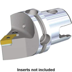 Kennametal - Left Hand Cut, Size KM50, DN.. Insert Compatiblity, Modular Turning & Profiling Cutting Unit Head - 50mm Head Length, Through Coolant, Series Kenlever - Apex Tool & Supply