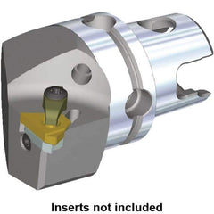 Kennametal - Insert Style LT 16EL, 50mm Head Length, Right Hand Cut, External Modular Threading Cutting Unit Head - System Size KM50TS, 35mm Center to Cutting Edge, Series LT Threading - Apex Tool & Supply