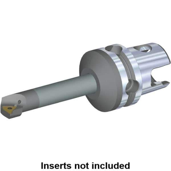 Kennametal - Right Hand Cut, 20mm Min Bore Diam, Size KM50 Carbide Modular Boring Cutting Unit Head - 3.1496" Max Bore Depth, Through Coolant, Compatible with TP.. - Apex Tool & Supply