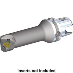 Kennametal - Insert Style LT 16NR, 110mm Head Length, Right Hand Cut, Internal Modular Threading Cutting Unit Head - System Size KM40TS, 22mm Center to Cutting Edge, Series LT Threading - Apex Tool & Supply