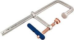 Wilton - 5-1/2" Deep Throat, 12" Max Capacity, Step Over Sliding Arm Clamp - 2,400 Lb Clamping Pressure - Apex Tool & Supply
