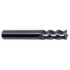 1/4" Dia. - 2-1/2" OAL - 4 FL Variable Helix Bright Carbide End Mill - Apex Tool & Supply