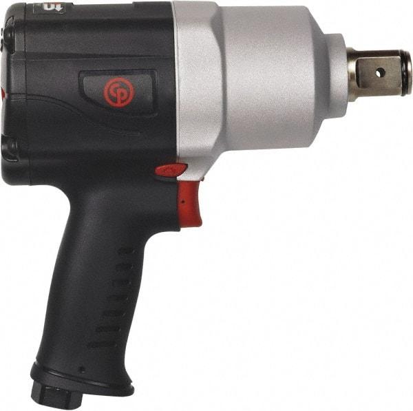 Chicago Pneumatic - 1" Drive, 7,000 RPM, 1,080 Ft/Lb Torque Impact Wrench - Pistol Grip Handle, 1,200 IPM, 31 CFM, 90 psi, 3/8" NPT Inlet - Apex Tool & Supply
