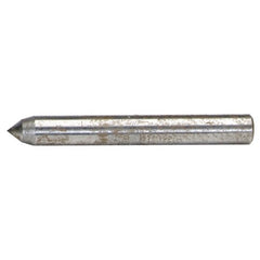 1/8″ × 1″ Diamond Dressing Tool Phono Point 75 Degree Included Angle - Apex Tool & Supply