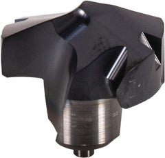 Kennametal - Series KenTIP, 13.5mm Diam Grade KCP15 140° Replaceable Drill Tip - Carbide, AlTiN Finish, Q Seat Size - Apex Tool & Supply