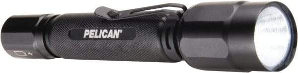 Pelican Products, Inc. - White LED Bulb, 375 Lumens, Mini Flashlight - Black Aluminum Body, 2 AA Alkaline Batteries Included - Apex Tool & Supply