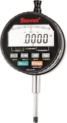 Starrett - 1" Max Measurement, 0.00005" Graduation, Electronic Drop Indicator - Accurate to 0.0001", Inch & Metric System, LCD Display - Apex Tool & Supply