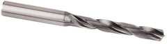 Kennametal - 10.8mm 135° Solid Carbide Jobber Drill - Multilayer AlCr Finish, Right Hand Cut, Spiral Flute, Straight Shank, 118mm OAL, Standard Point - Apex Tool & Supply