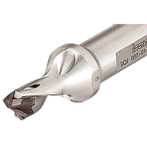 Iscar - 0.335 to 0.35" Diam, 1.5xD, 1/2" Max Drill Depth, 2.87" OAL, Replaceable Tip Drill - 2.87" OAL, 1.5xD Drill Depth by Diam Ratio - Apex Tool & Supply