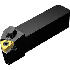 Sandvik Coromant - Left Hand Cut, 25mm Shank Width x 25mm Shank Height Indexable Threading Toolholder - Series QS-266-LFA2525-22C - Apex Tool & Supply