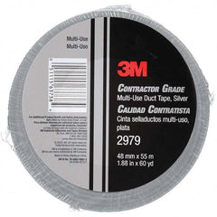 3M - 60 Yd x 1.88" x 7 mil Gray Polyethylene Cloth Duct Tape - Apex Tool & Supply