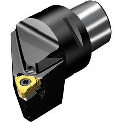 Sandvik Coromant - Left Hand Cut, Modular Threading Cutting Unit Head - System Size C6, 33mm Center to Cutting Edge, Series CoroThread 266 - Apex Tool & Supply