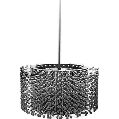 Brush Research Mfg. - 21" Bore Diam, 60 Grit, Aluminum Oxide Flexible Hone - Coarse, 9-1/2" OAL - Apex Tool & Supply