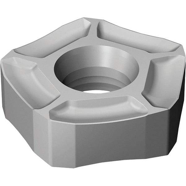 Sandvik Coromant - 357R2408 PM Grade 1130 Carbide Milling Insert - AlTiCrN Finish, 7.94mm Thick, 24.4mm Inscribed Circle, 1mm Corner Radius - Apex Tool & Supply