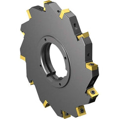 Sandvik Coromant - 0.315" Cutting Width, 1.3386" Depth of Cut, 1.5748" Hole Diam, 12 Tooth Indexable Slotting Cutter - Neutral Cutting Direction - Apex Tool & Supply