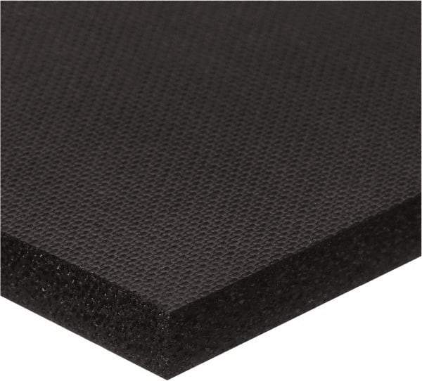 Value Collection - 1/4" Thick x 3/4" Wide x 10' Long Black Closed Cell Neoprene Foam Rubber Roll - Stock Length, Adhesive Back, -100°F to 500°F - Apex Tool & Supply