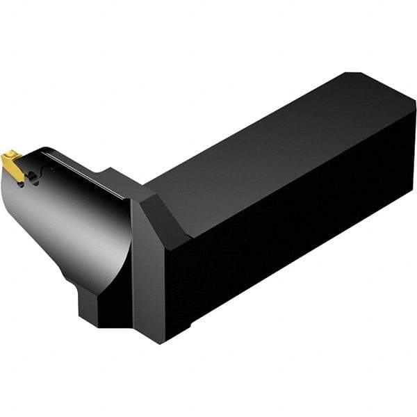 Sandvik Coromant - Left Hand, 22mm Max Depth of Cut, Indexable Grooving Tool Holder - 25mm Shank Height, 25mm Shank Width, Through Coolant - Apex Tool & Supply