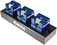 Raptor Workholding - 3/4" Jaw Width, 2-7/8" High x 10" Long x 4" Wide Dovetail Vise - For Use with 4 & 5 Axis Workholding Systems - Apex Tool & Supply