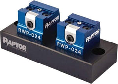 Raptor Workholding - 3/4" Jaw Width, 4" High x 8-1/2" Long x 4" Wide Dovetail Vise - For Use with 4 & 5 Axis Workholding Systems - Apex Tool & Supply