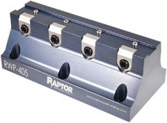 Raptor Workholding - 3/4" Jaw Width, 3" High x 8" Long x 3.8" Wide Dovetail Vise - For Use with 4 & 5 Axis Workholding Systems - Apex Tool & Supply