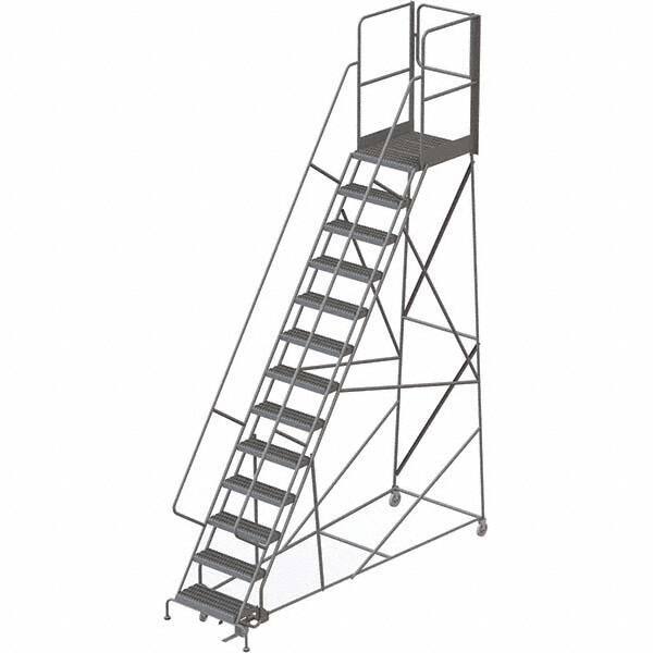 TRI-ARC - Rolling & Wall Mounted Ladders & Platforms Type: Rolling Warehouse Ladder Style: Rolling Platform Ladder - Apex Tool & Supply