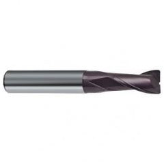 1/2 Dia. x 3 Overall Length 2-Flute Square End Solid Carbide SE End Mill-Round Shank-Center Cut-Firex - Apex Tool & Supply