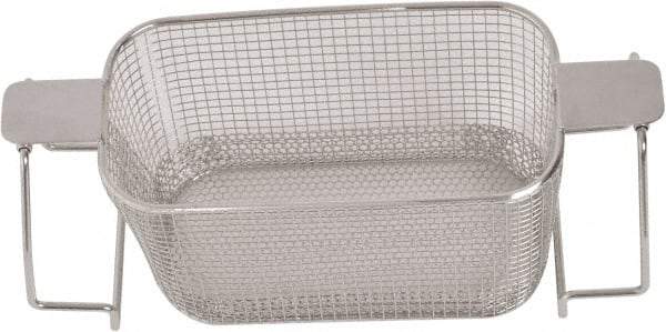 CREST ULTRASONIC - Stainless Steel Parts Washer Basket - 5.177" High, Use with Parts Washers - Apex Tool & Supply