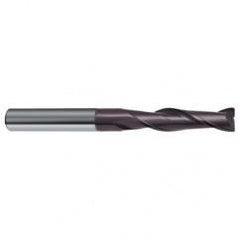 1/4 Dia. x 3 Overall Length 2-Flute Square End Solid Carbide SE End Mill-Round Shank-Center Cut-Firex - Apex Tool & Supply