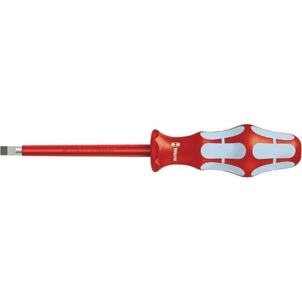 Wera - 3-1/8" Blade Length Insulated Screwdriver - 137mm OAL - Apex Tool & Supply