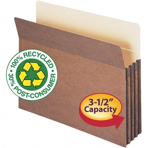 SMEAD - 11-3/4 x 9-1/2", Letter Size, Redrope, Expansion Folders - Straight Tab Cut Location - Apex Tool & Supply