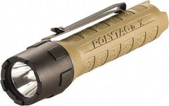 Streamlight - White LED Bulb, 275 Lumens, Industrial/Tactical Flashlight - Coyote Tan Polycarbonate Body, 2 CR123A Lithium Batteries Included - Apex Tool & Supply