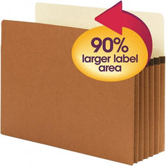 SMEAD - 11-3/4 x 9-1/2", Letter Size, Redrope, Expansion Folders - Apex Tool & Supply