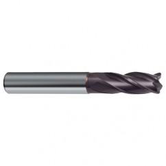 3/8 Dia. x 2-1/2 Overall Length 4-Flute Square End Solid Carbide SE End Mill-Round Shank-Center Cut-Firex - Apex Tool & Supply
