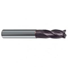 3/8 Dia. x 2-1/2 Overall Length 4-Flute Square End Solid Carbide SE End Mill-Round Shank-Center Cut-Firex - Apex Tool & Supply